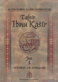 Tafsir Ibnu Kasir Juz 1